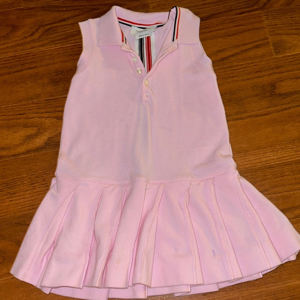 THOM BROWNE
Kids Pink Pleated Dress worn once